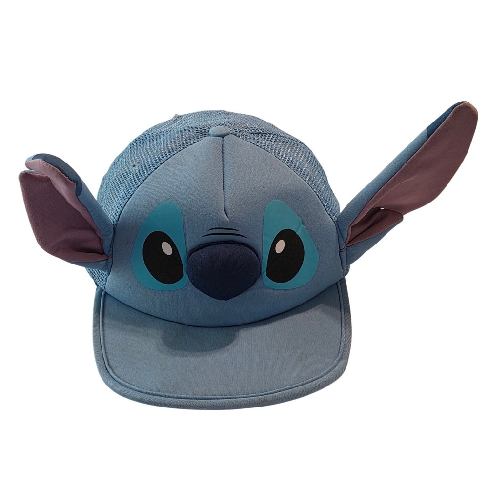 Disney Lilo and Stitch Troublemaker Mesh Trucker Hat Snapback Cap Adult Unisex